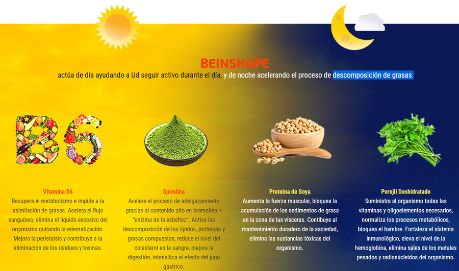 BeinShape ingredientes