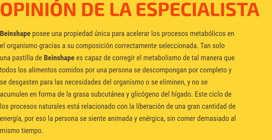 BeinShape opiniones